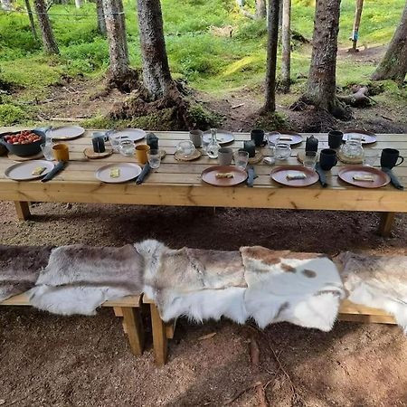 Treetop Ekne - Hytte I Skogen Med Hengebru Hotel Levanger Ngoại thất bức ảnh